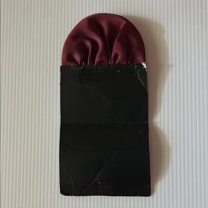Vintage Burgundy Pocket Handkerchief Square Insert
